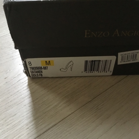 Enzo Angiolini, size 8, gold shimmer - Picture 2 of 8